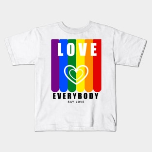 say love Kids T-Shirt